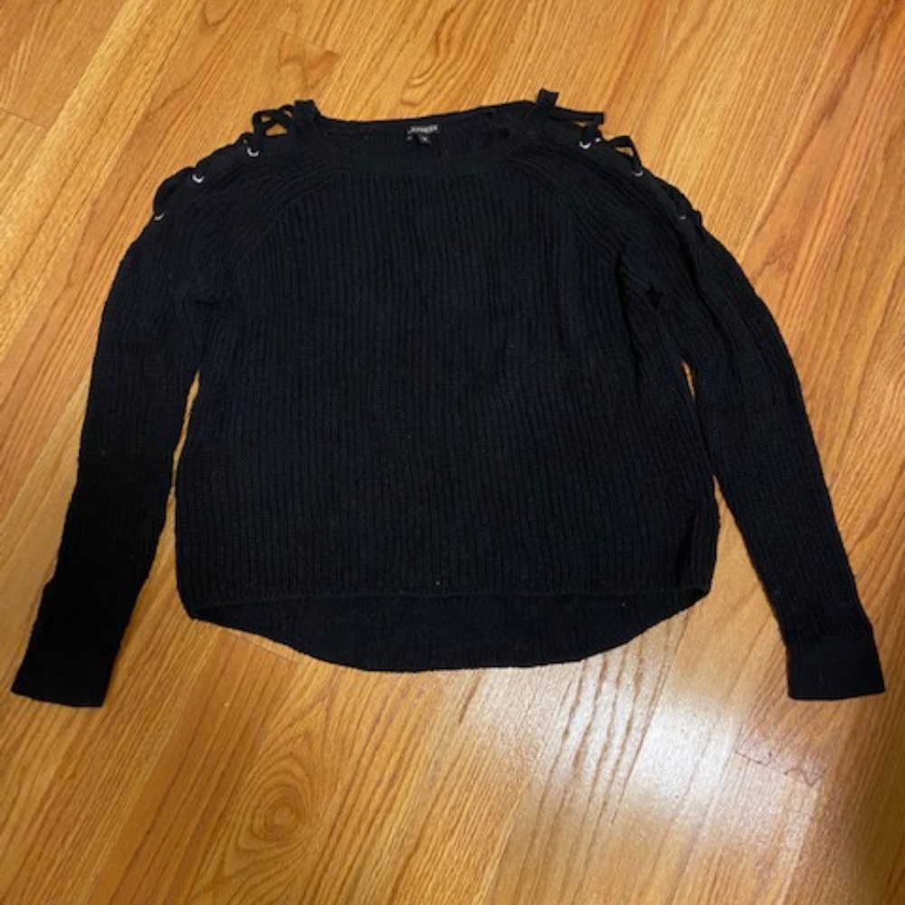 Express Tie Sleeved Sweater